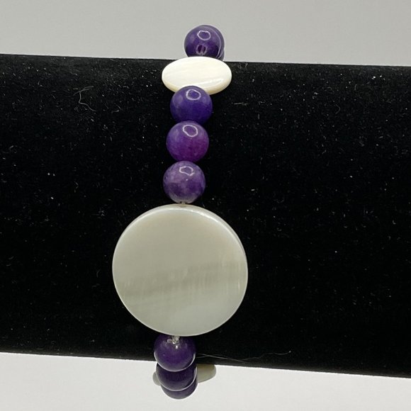 💚 2 For $10 - Assorted Beaded Stretch Bracelets - Picture 1 of 1